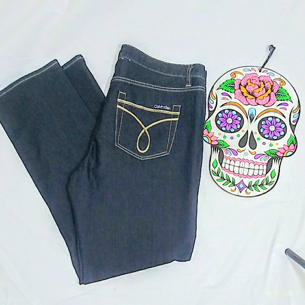 Calvin Klein‎ Jeans Dark blue, skinny EUC 33 16